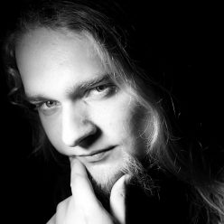 Black&white photo of Piotr Horzycki